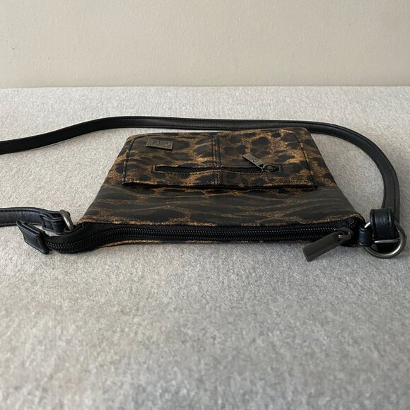 Lula Faux Leather Leopard Print Crossbody Bag - Picture 7 of 16